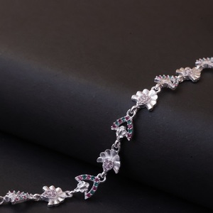 สร้อยข้อมือ SATVA SILVER เงินแท้ 64% ชุบโรเดียม ดีไซน์ทันสมัย เหมาะสำหรับทุกเพศ สไตล์ลำลองสำหรับงานปาร์ตี้ - Product Image 1