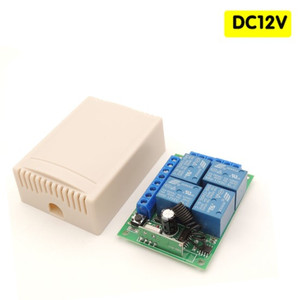 Công Tắc Điều Khiển Từ Xa Không Dây Thông Dụng 433 Mhz Mô Đun Bộ Thu Rơ Le DC 12V 10A 4CH Và Bộ Phát Từ Xa 4 Kênh RF 433 Mhz - Product Image 6
