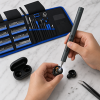 Kit de réparation 144-en-1, jeu de tournevis de précision électrique pour téléphone portable et PC, outils à main de qualité professionnelle