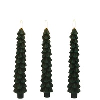 Nouvelle Arrivée Bougie LED Créative pour Arbre de Noël, Décoration de Pâques et de Noël, Fonctionnant sur Piles, avec Minuteur, Effet Scintillant, Écologique