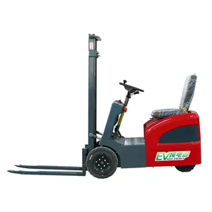 China New Hydraulic Stack Truck Small Fork Lift Pallet Jack Stacker0.8ton 2 Ton Electric Forklift