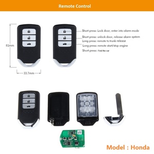 Sistema de alarma de coche de entrada sin llave pasiva 06C Botón de arranque remoto Arrancador de motor <span class=keywords><strong>Kit</strong></span> de seguridad antirrobo PKE - Product Image 6