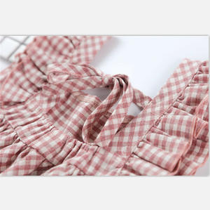 Nuevo Vestido de Moda para Niña, Diseño de Vestido a Cuadros de Algodón para Bebé - Product Image 4