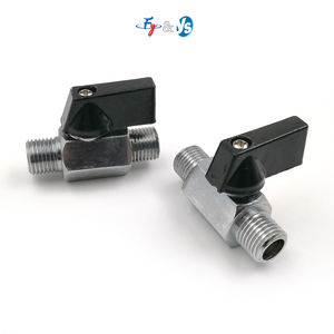 خيط BSPT/NPT أنثوي ذكر نحاسي لصمام زيتي كروي ذو اتجاهين من النحاس الأصفر - Product Image 2