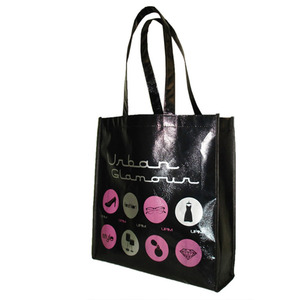 Bolso de compras ecológico personalizado, bolsa de mano no tejida laminada con bonito Logo impreso, PP - Product Image 5