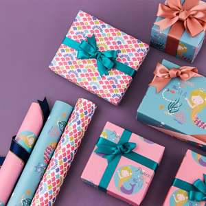 New Disposable Coated Silicone Gift <b>Wrapping</b> <b>Paper</b> 50x70cm 4 Pieces Pack Colorful <b>Kids</b> Craft - Product Image 6