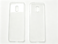 Qin pour Étui de Téléphone en Acrylique Transparent Antichoc pour Téléphone Android F21 Pro avec Boîte