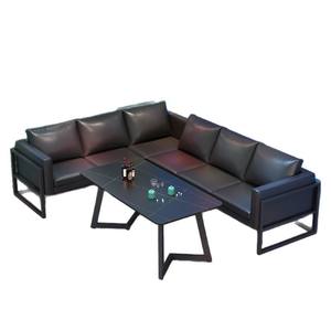 Ensemble de meubles de bar AL, structure métallique, banquettes rectangulaires durables, tables pour restaurant, café, bar, salon - Product Image 5