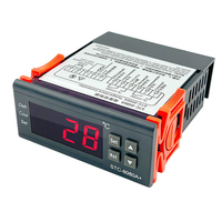 Contrôleur de température STC-8080A + micro-ordinateur avec thermostat d'alarme de ventilateur de dégivrage de réfrigération numérique