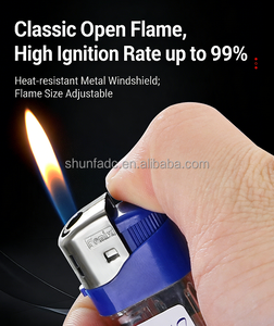 Accendino Elettronico in Plastica Ricaricabile Personalizzabile con Logo, Novità 2026, Prezzo Speciale, Popolare in Cina, in Vendita - Product Image 1