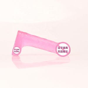 Taille moyenne TPE Médical Gode Réaliste avec le Grand Bite pour Les Femmes Cyber Peau Ventouse Pénis - Product Image 6