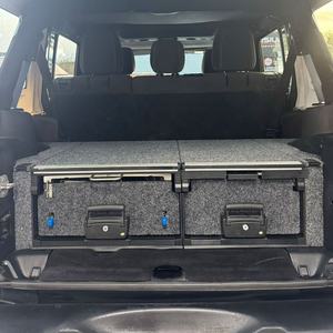 Boîte de rangement latérale pour Jeep Wrangler VRD4X4, système de tiroirs coulissants, rangement de coffre 4x4 - Product Image 3