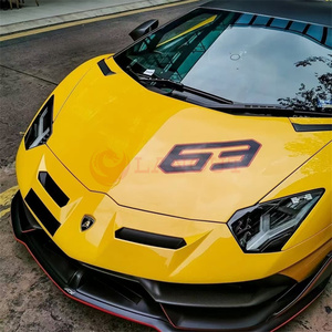 SVJ Style Kit carrozzeria in fibra di carbonio per <span class=keywords><strong>Lamborghini</strong></span> <span class=keywords><strong>Aventador</strong></span> LP700 LP720 LP750 paraurti auto paraurti anteriore paraurti posteriore - Product Image 5