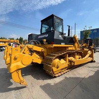 Bulldozer sur chenilles Shantui SD22 d'occasion, 162 kW/220 CV, capacité de lame de 6,4 m³, bulldozer sur chenilles haute performance