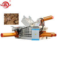 Compacteur automatique de ferraille robuste et presse à balles de fer 100T, contrôlée par PLC, pour voitures usagées, fabriquée en Chine, prix compétitif