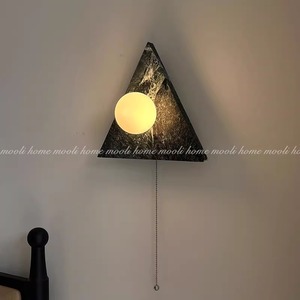 Natural Marble <b>Wall</b> Lamp T912 LED Rechargeable 220V <b>Switch</b> Control For Bedroom Living Room Decorative <b>Lighting</b> - Product Image 4