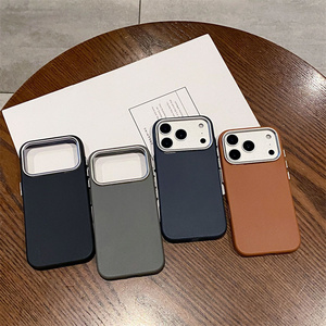 Custodia per Cellulare di Lusso con Design Texturizzato per iPhone 17 Pro Max 17 Air 16 15 14 13 12, Antiurto, Semplice, in TPU Morbido - Product Image 1