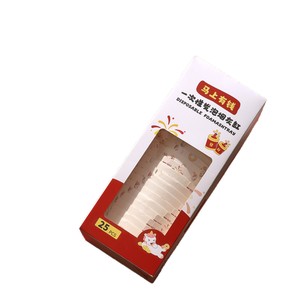 Cendrier jetable en mousse, 25 pièces, rond, à usage unique, pour bureau, hôtel, café, respectueux de l'environnement - Product Image 5