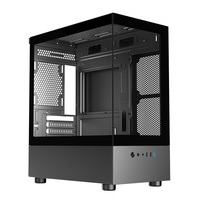 Caja de Ordenador de Torre Media para Juegos, Personalizable, de Aleación de Aluminio, con Ventana Lateral