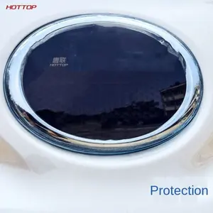 Auto Accessoires Transparant Acryl Auto Logo Cover Beschermende Stofkap Voor Achter Voor Toyota Camry 2018 2022
