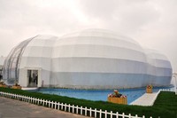 Meteo World Cadre spatial en acier haute résistance Grande portée 60-300M Stade/Station sans colonne Structure en acier recyclab