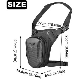 Bolsa de Selim Portátil Impermeável para Ciclismo Casual ao Ar Livre e Armazenamento de Bicicleta - Product Image 3