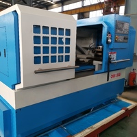 Torno CNC CK6136 Económico, Torno CNC de Bancada Plana de Tamaño Pequeño, Adecuado para el Procesamiento de Metales en Lotes Pequeños