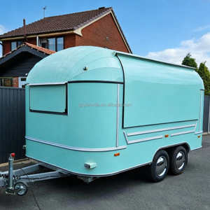 ขายรถขายอาหารเคลื่อนที่ขนาดเล็ก พร้อมอุปกรณ์ครบครันสำหรับขายไอศกรีม กาแฟ และอาหารอื่นๆ ใกล้ๆ - Product Image 3