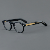 Monture de lunettes ronde vintage en acétate pour hommes et femmes