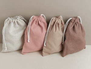 Pochette à Bijoux en Toile de Coton Colorée avec Cordon de Serrage, Impression Personnalisée du Logo, Taille Personnalisable pour Publicité, Vente en Gros - Product Image 2