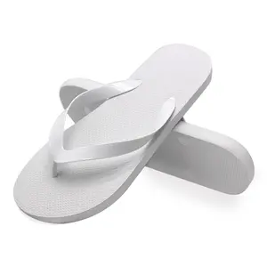 9 और 15 MM पीई जूता इनडोर जूता सादे सफेद फ्लिप फ्लॉप सस्ते प्राकृतिक रबर थोक, स्पा होटल के लिए सस्ते फ्लिप फ्लॉप