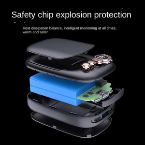 Chauffe-mains électrique rechargeable par USB pour usage <span class=keywords><strong>extérieur</strong></span> en hiver, 10000 mAh, cadeau d'hiver portable pour Noël - Product Image 3