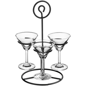 Support <span class=keywords><strong>de</strong></span> présentation à trois niveaux en verre et métal pour vins, idéal pour les dégustations en <span class=keywords><strong>fête</strong></span> ou en <span class=keywords><strong>magasin</strong></span> - Product Image 2