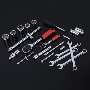 61pcs Chrome Finished Socket <strong>Wrench</strong> <strong>Set</strong> Ratchet Spanner <strong>Sets</strong> Mechanic Tools Kit Ratcheting <strong>Wrench</strong> <strong>Combination</strong> <strong>Set</strong> - Product Image 2