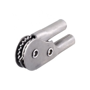 180 Degree Reclining Adjustable Ratchet Lazy Sofa Bed Hinge 5 Levels Iron Tube <b>Bracket</b> Durable Living Room Industrial Furniture - Product Image 3
