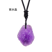 Vente en gros Collier Oeil de Tigre Améthyste Citrine Collier avec pendentif en pierre précieuse Tourmaline Quartz Rose Collier en pierre naturelle