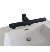 Robinet automatique multifonctionnel avec distributeur de savon et sèche-mains en acier inoxydable 304 pour cuisine et salle de bain