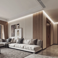 Luminaire LED moderne en aluminium à montage en surface avec fente réflectrice pour plafond suspendu, projecteur mural linéaire encastré pour villa et hôtel