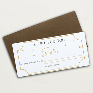 Bono <span class=keywords><strong>de</strong></span> regalo personalizado Boleto Sorpresa Reveal Tarjeta <span class=keywords><strong>de</strong></span> regalo personalizada para cumpleaños Aniversario u ocasión <span class=keywords><strong>especial</strong></span> Regalo único - Product Image 5