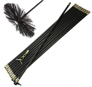 Set di Spazzole per Camino di Alta Qualità con Asta per Pulizia e Drenaggio - Product Image 3