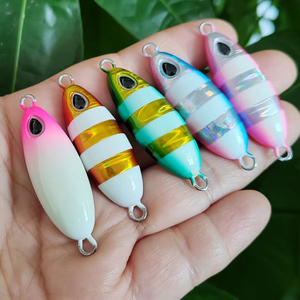 เหยื่อตกปลา Mister Jigging 30 กรัม สำหรับน้ำเค็ม เรืองแสงในที่มืด แบบ Slow Pitch Jig  วัสดุโลหะ - Product Image 1