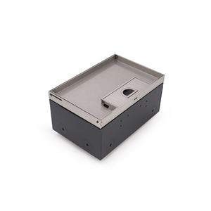 Caja para Piso Elevado o Enrasado con Tomas de Corriente y Puerto de Datos RJ45, Combinación para Empotrar en Alfombra - Product Image 2