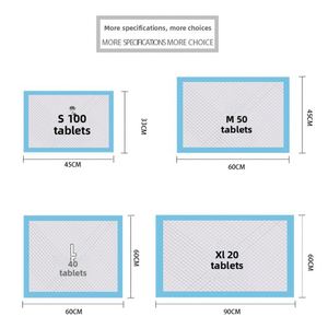 Couches absorbantes multi-tailles pour chiens et chats, culottes d'apprentissage pour animaux, tapis absorbants anti-fuites épaissis, livraison gratuite - Product Image 2