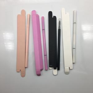 Lápiz de cejas permanente resistente al agua, lápiz de cejas vegana blanco, 15mm - Product Image 6