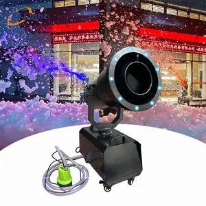 Nueva Venta caliente 2000W cabeza móvil LED máquina de espuma Bar Park Pool Party Jet spray máquina de espuma fiesta Cañón de fiesta para niños