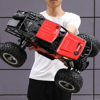 Véhicule amphibie télécommandé 1:10, jouet en alliage pour enfants, modèle réduit de voiture, Suv d'escalade, 2.4G