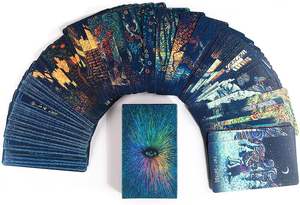 Impression personnalisée 78 cartes de <span class=keywords><strong>tarot</strong></span> au meilleur prix Oem Cartes de <span class=keywords><strong>tarot</strong></span> colorées de haute qualité <span class=keywords><strong>à</strong></span> impression personnalisée - Product Image 5