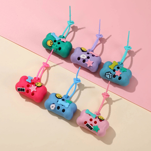 Dispensador <span class=keywords><strong>de</strong></span> Bolsas para Excrementos <span class=keywords><strong>de</strong></span> Perro <span class=keywords><strong>de</strong></span> Silicona con Diseño <span class=keywords><strong>de</strong></span> Hueso, Moderno y Decorativo, con Bolsas <span class=keywords><strong>de</strong></span> Fácil Desgarro, Ideal para Productos Transfronterizos para Mascotas - Product Image 1