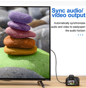 Ult-đoàn kết <span class=keywords><strong>Mini</strong></span> <span class=keywords><strong>HDMI</strong></span> để <span class=keywords><strong>HDMI</strong></span> Cáp Nam đến Nam 32AWG 1.2m 2m Hợp kim nhôm 4k bện xoắn HDMI2.0 cáp cho máy ảnh máy tính bảng - Product Image 4