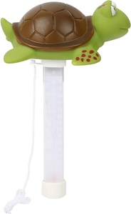 Thermomètre <span class=keywords><strong>de</strong></span> <span class=keywords><strong>bain</strong></span> flottant en forme d'animal <span class=keywords><strong>de</strong></span> grande taille, en plastique, résistant aux chocs, avec cordon, pour l'extérieur et l'intérieur - Product Image 6